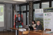 dr inż. hab. Jan Skowronek, dyrektor IETU, Konferencja inaugurująca projekt Zintegrowana strategia zrównoważonego zarządzania wodami w zlewni, 20 listopada 2013